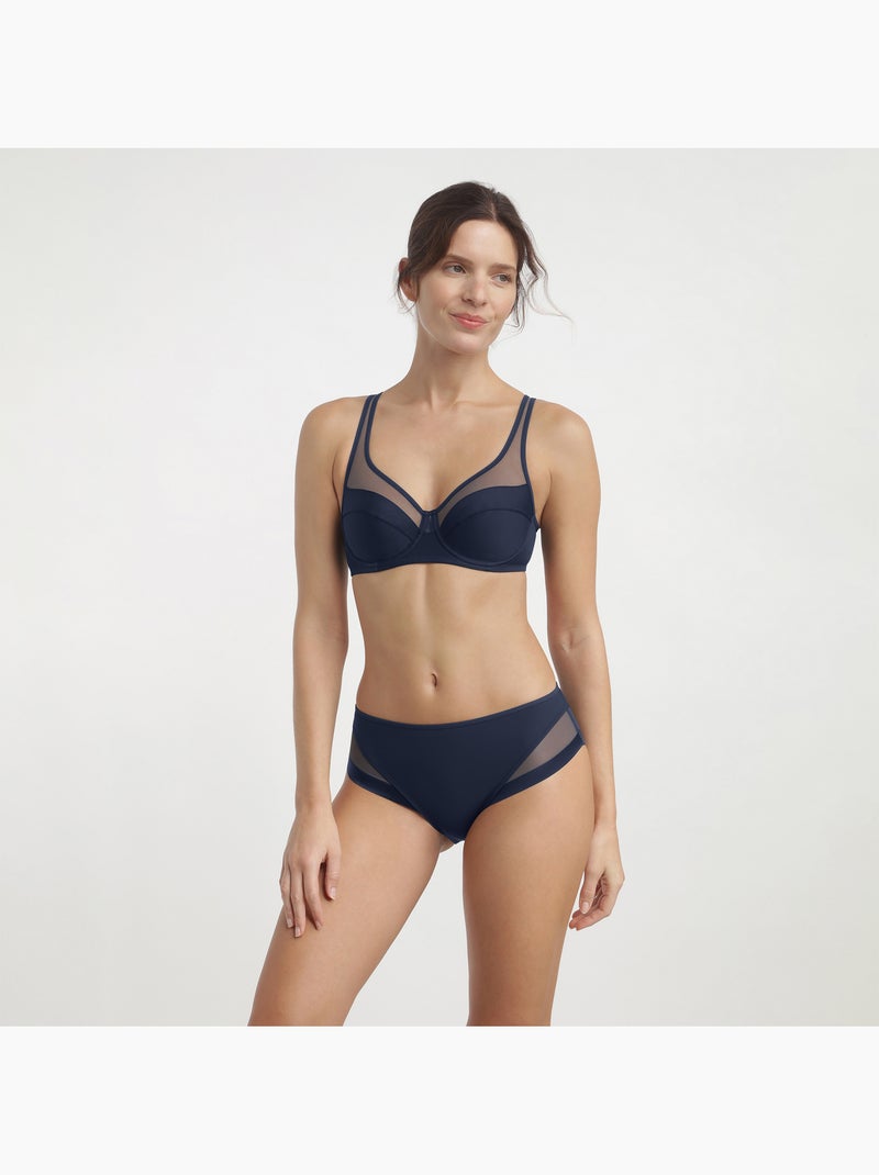 Soutien-gorge Generous Embo?tant Avec Armatures Non Padd? Bleu nuit - Kiabi