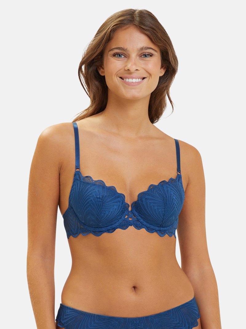 Soutien-gorge Gracieuse Billet Doux Bleu foncé - Kiabi