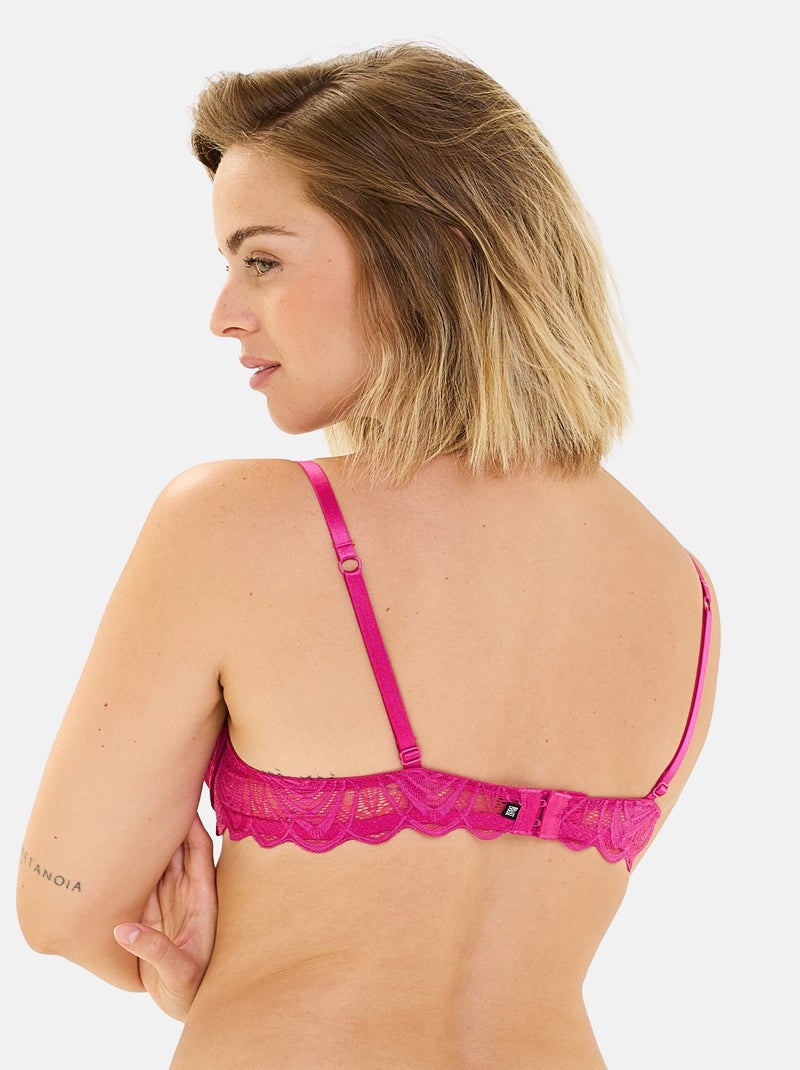 Soutien-gorge Gracieuse Billet Doux Rose fushia - Kiabi