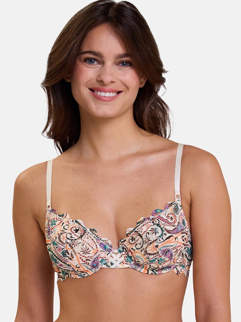 Soutien-gorge Gracieuse Pop Billet Doux Blanc Noir Bleu - Kiabi