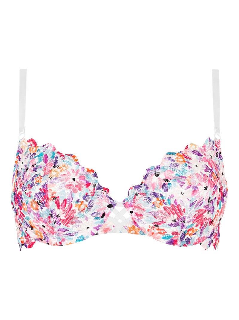 Soutien-gorge Gracieuse Pop Billet Doux Blanc Rose clair - Kiabi