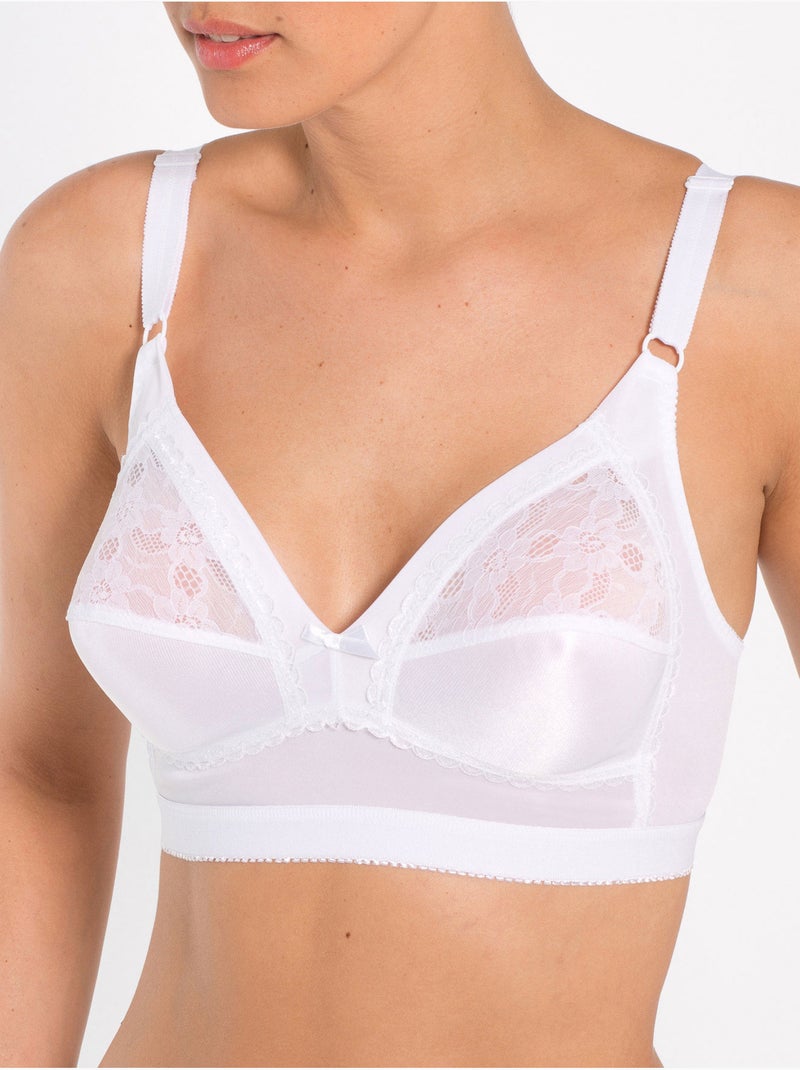 Soutien-gorge grand maintien - DAXON Blanc Blanc - Kiabi