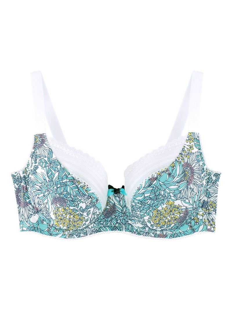 Soutien-gorge grand maintien C, D et E ANTIPODES - Pomm'Poire Vert - Kiabi