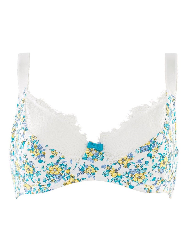 Soutien-gorge grand maintien C, D et E SWEET HEART - Pomm'Poire Bleu - Kiabi