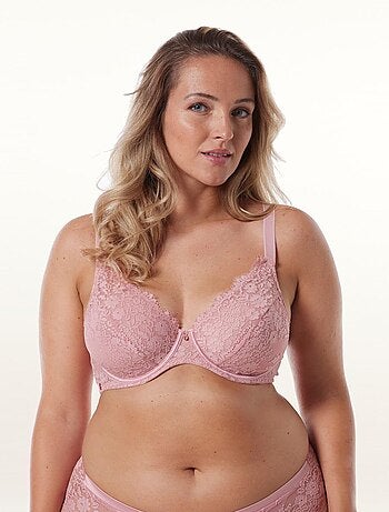 Brassière microfibre 'Billet Doux' - rose nude - Kiabi - 17.00€