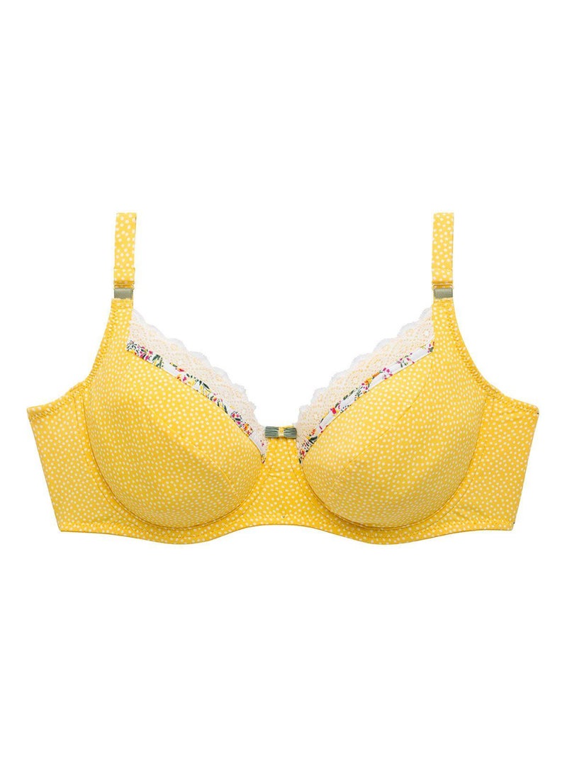 Soutien-gorge grand maintien EOLE - Pomm'Poire Jaune - Kiabi