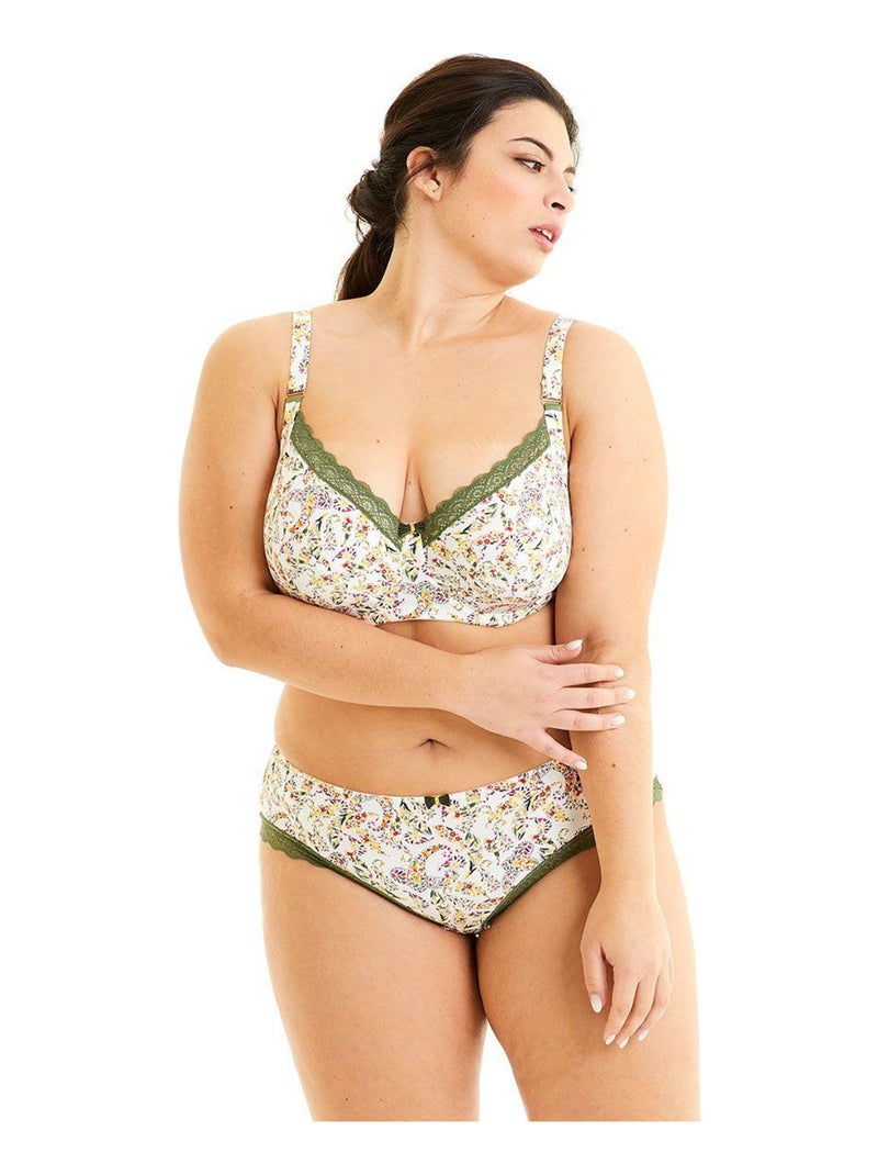 Soutien-gorge grand maintien EOLE - Pomm'Poire Vert - Kiabi