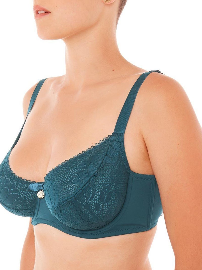Soutien-gorge grand maintien EPHEMERE - Pomm'Poire Vert - Kiabi