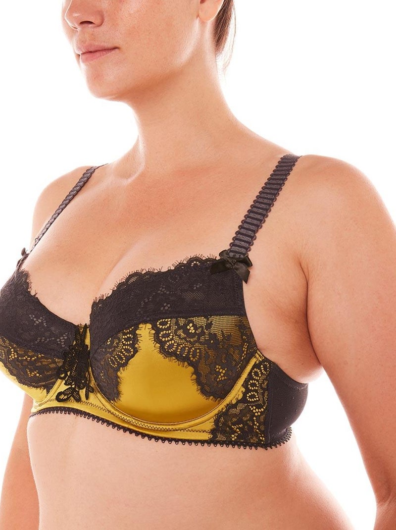 Soutien-gorge grand maintien EXCEPTION - Brigitte Bardot Jaune - Kiabi