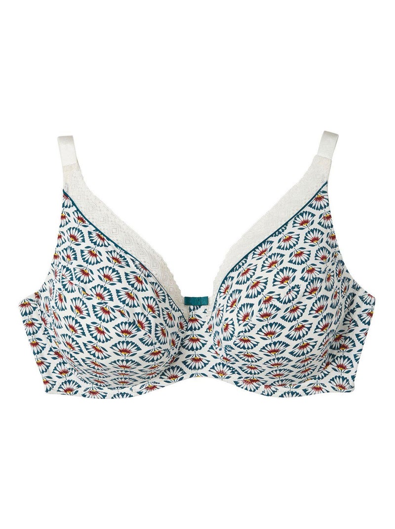 Soutien-gorge grand maintien IMPALA - Pomm'Poire Blanc - Kiabi