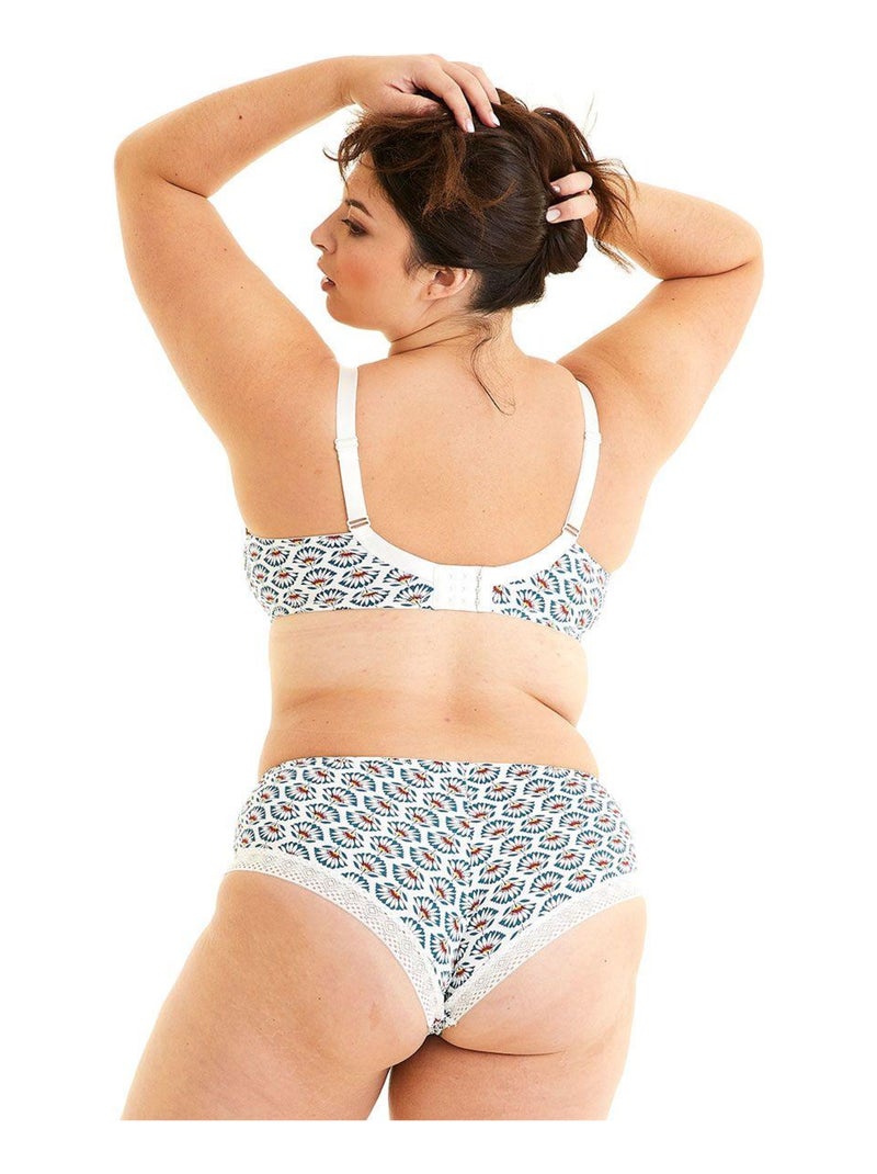 Soutien-gorge grand maintien IMPALA - Pomm'Poire Blanc - Kiabi
