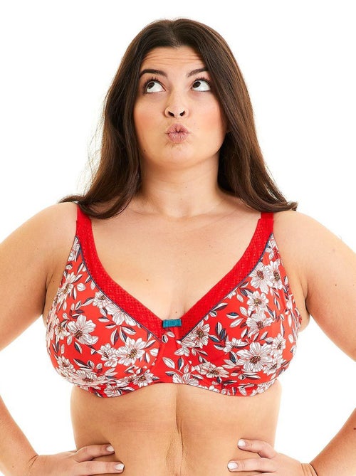 Soutien-gorge grand maintien INCENDIE - Pomm'Poire - Kiabi