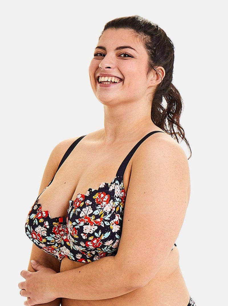 Soutien-gorge grand maintien MAGMA - Pomm'Poire Bleu - Kiabi
