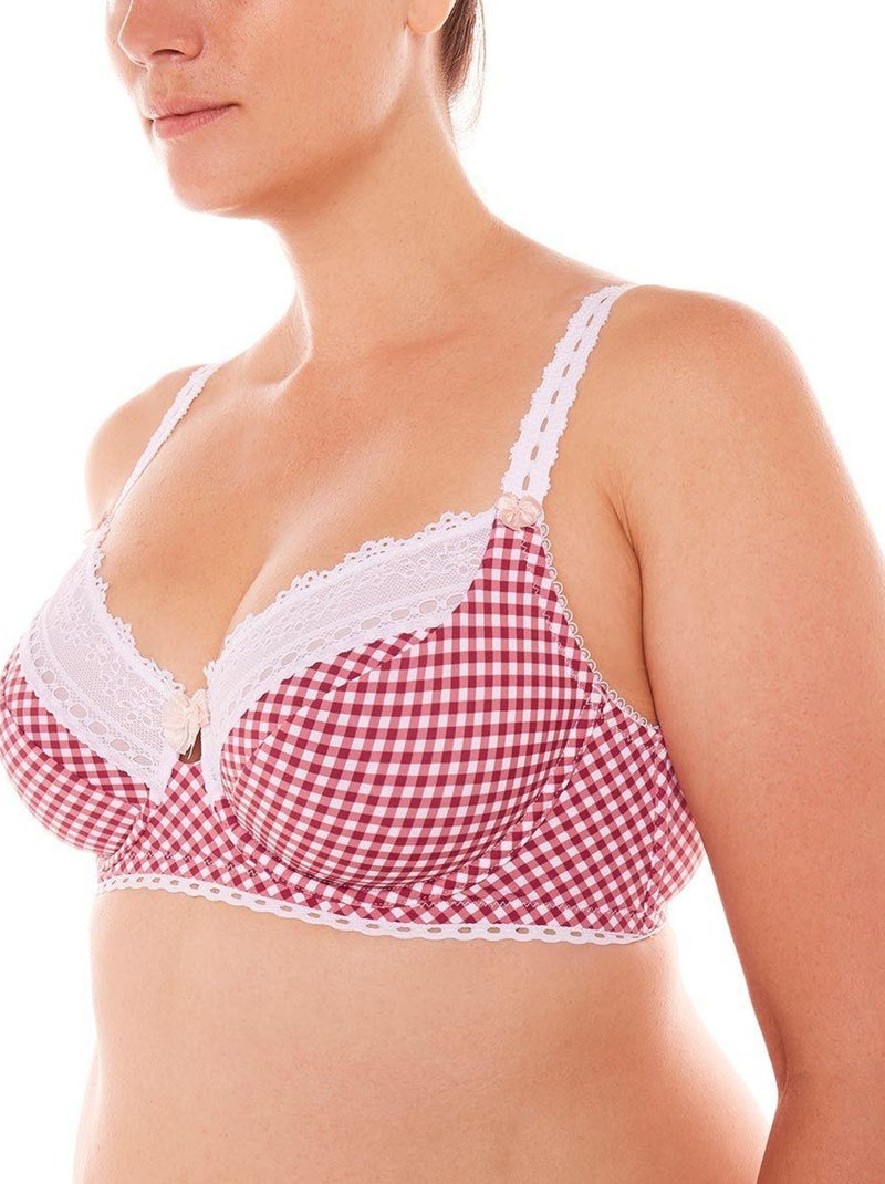 Soutien-gorge grand maintien MISTINGUETTE - Brigitte Bardot Lingerie Rouge - Kiabi
