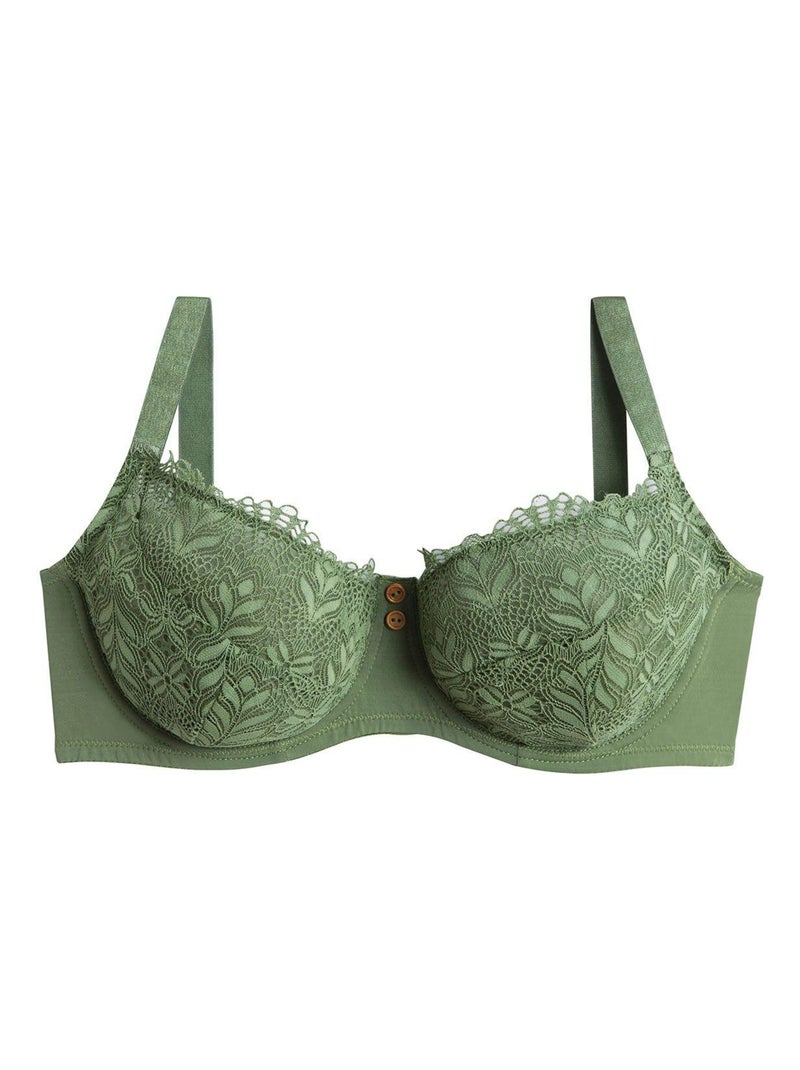 Soutien-gorge grand maintien OLIVE - Pomm'Poire Vert - Kiabi