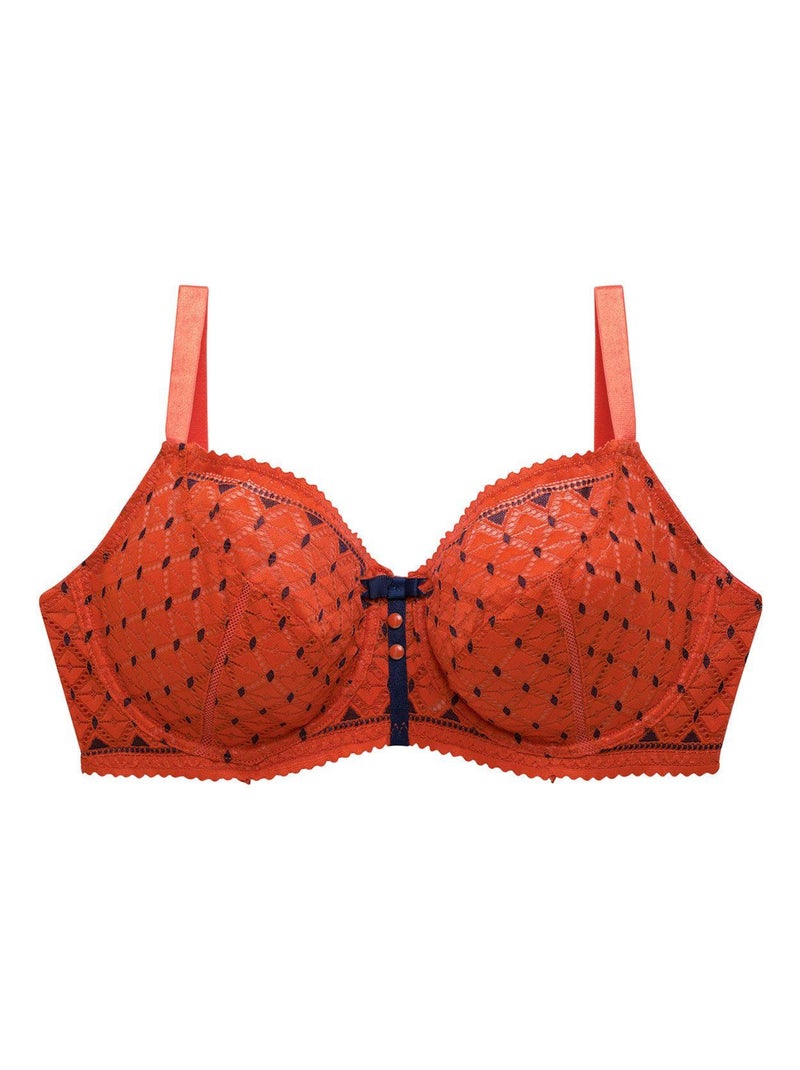 Soutien-gorge grand maintien PAMPLEMOUSSE - Pomm'Poire Orange - Kiabi