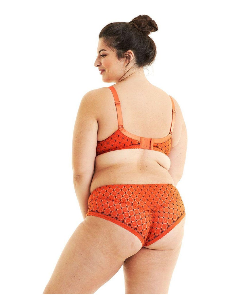 Soutien-gorge grand maintien PAMPLEMOUSSE - Pomm'Poire Orange - Kiabi