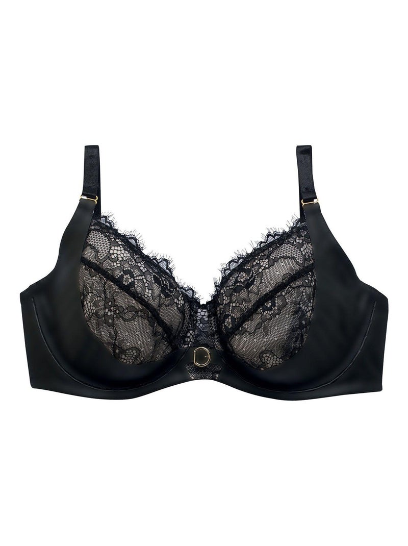 Soutien-gorge grand maintien PARAVENT - Pomm'Poire Noir - Kiabi