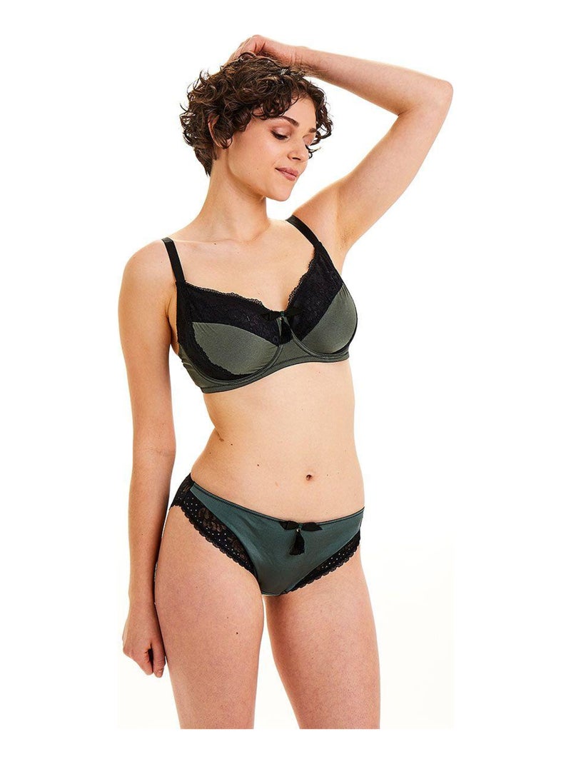 Soutien-gorge grand maintien POLE DANCE - Pomm'Poire Vert - Kiabi