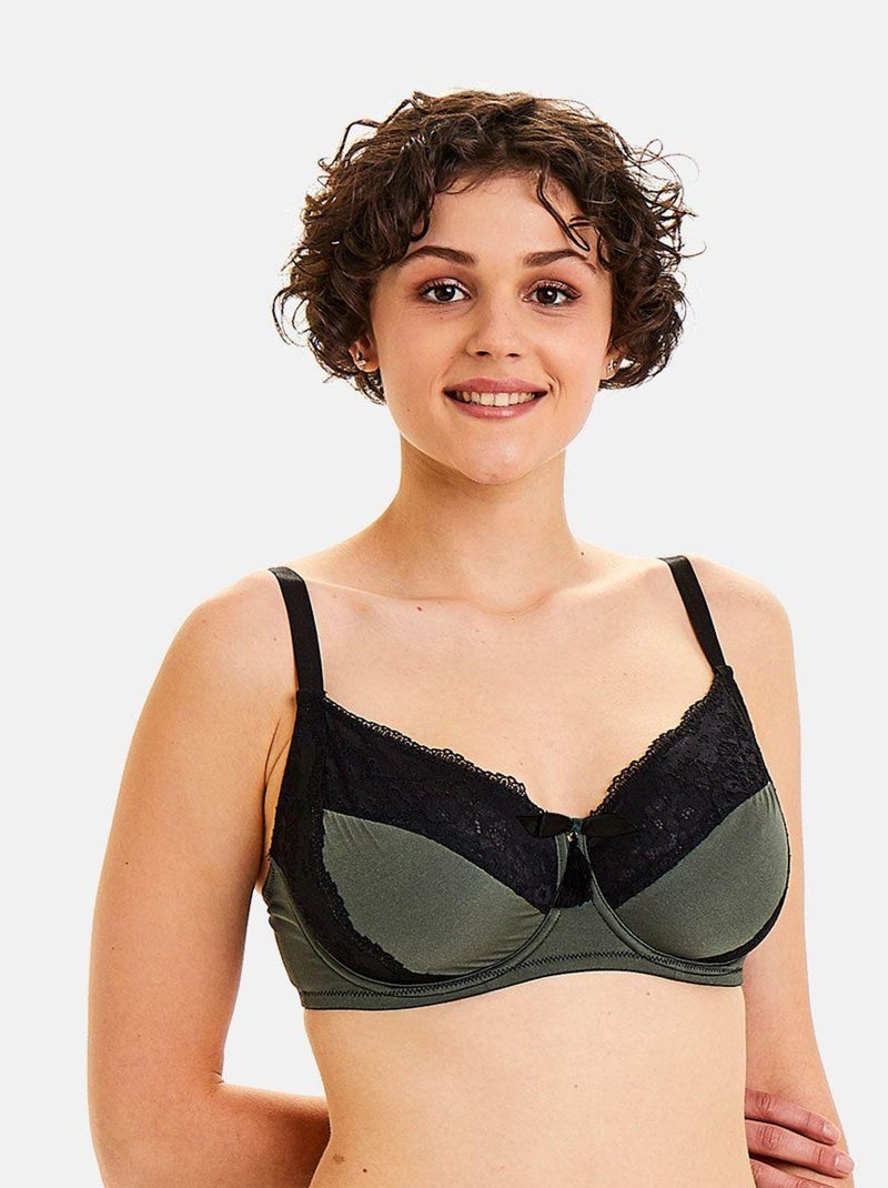 Soutien-gorge grand maintien POLE DANCE - Pomm'Poire Vert - Kiabi