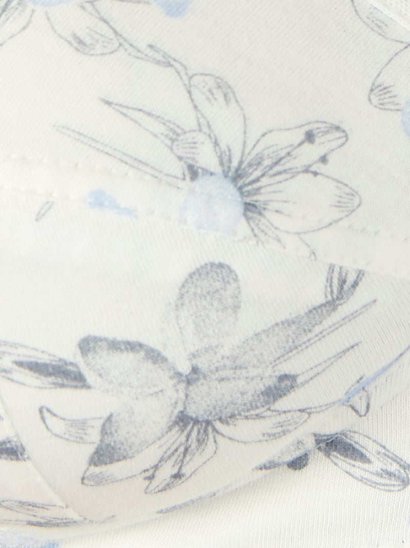 Soutien-gorge grand maintien post opératoire sans armatures - Damart Bleu - Kiabi