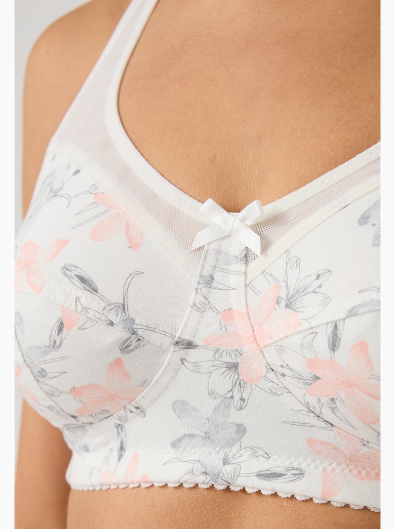 Soutien-gorge grand maintien post opératoire sans armatures - Damart Rose - Kiabi