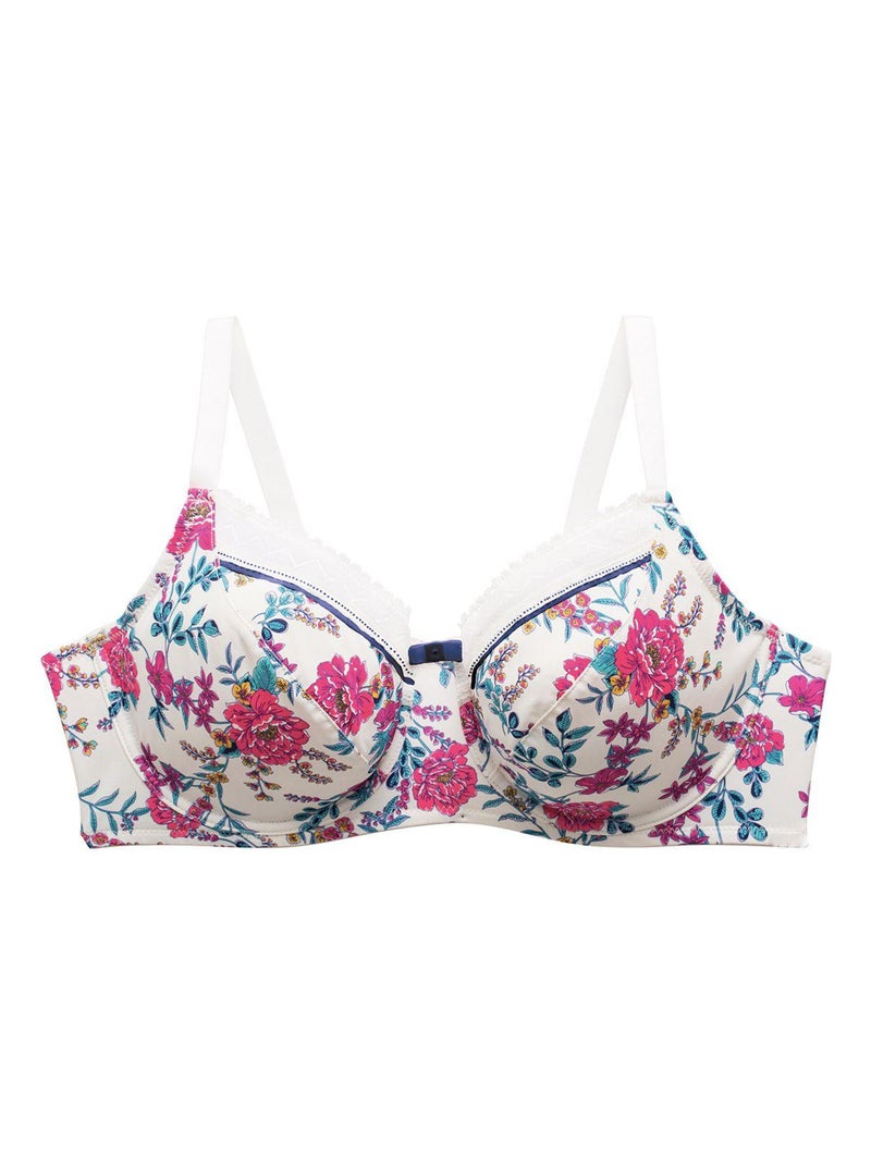 Soutien-gorge grand maintien REFLEX - Pomm'Poire Blanc - Kiabi