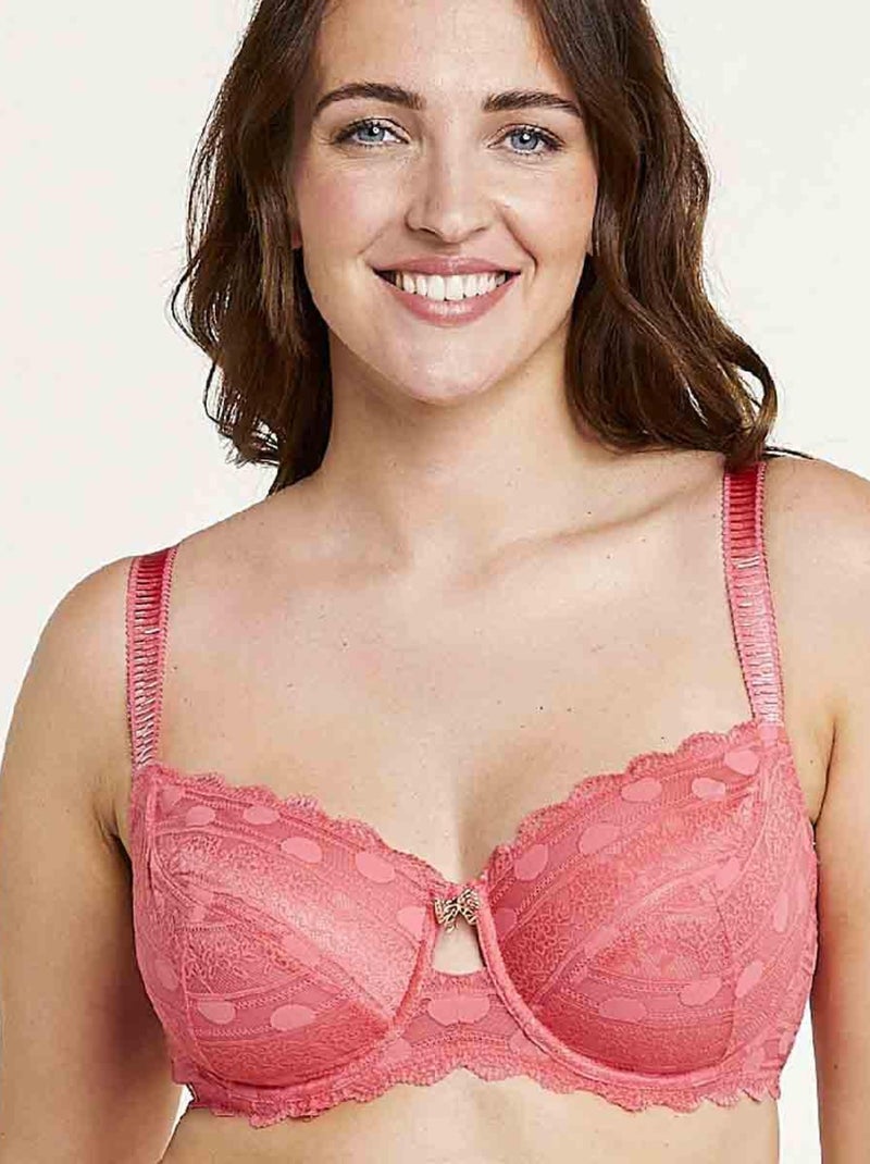 Soutien-gorge grand maintien SYMBOLE - Brigitte Bardot Lingerie Orange - Kiabi
