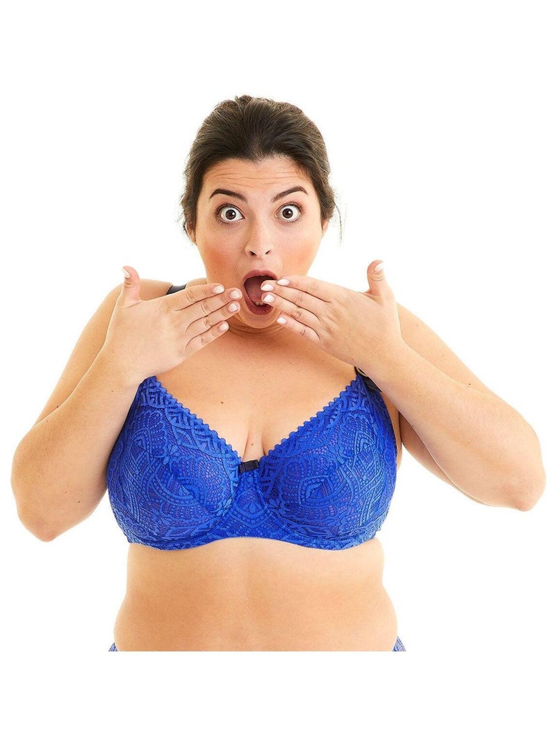 Soutien-gorge grand maintien TCHAO - Pomm'Poire Bleu - Kiabi