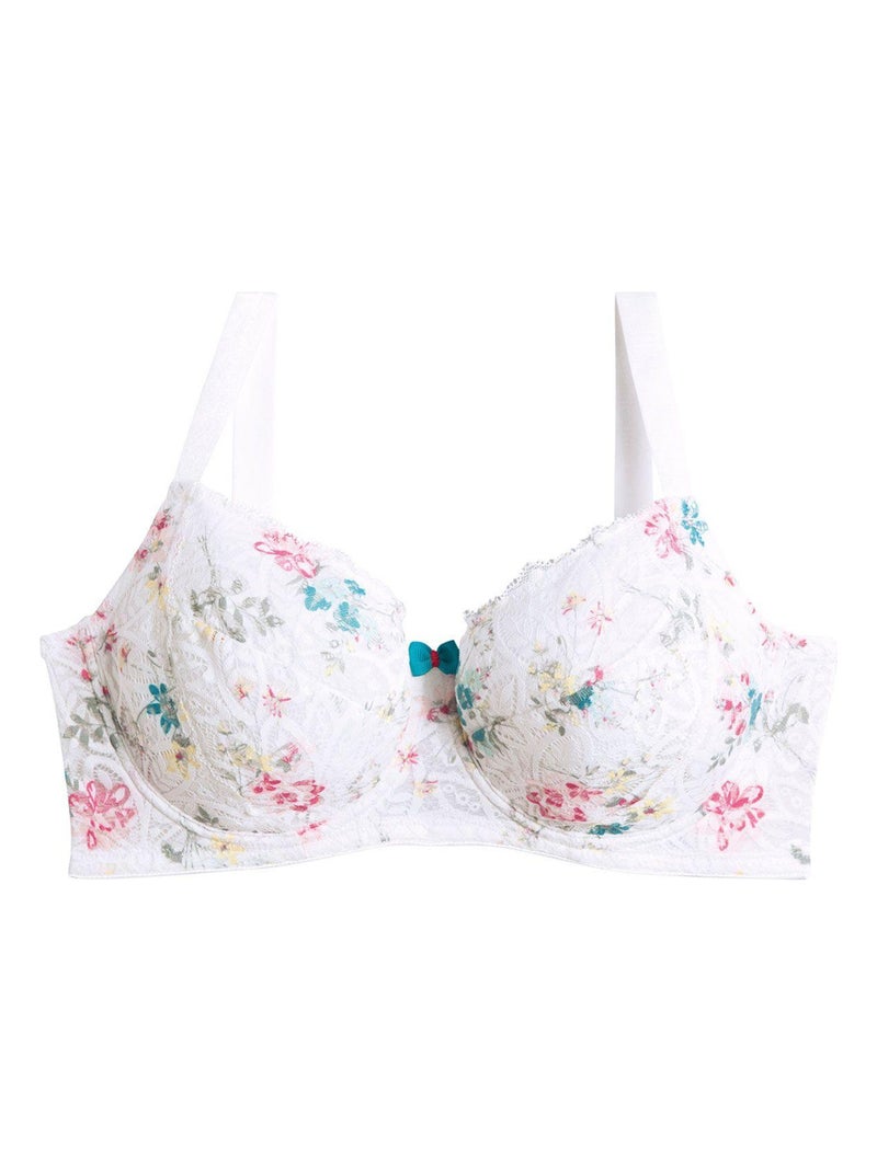 Soutien-gorge grand maintien ZAZIE - Pomm'Poire Blanc - Kiabi
