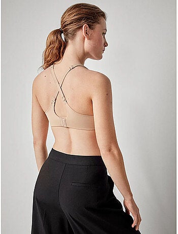 Soutien-gorge grande capacité avec armature et sans mousse.
