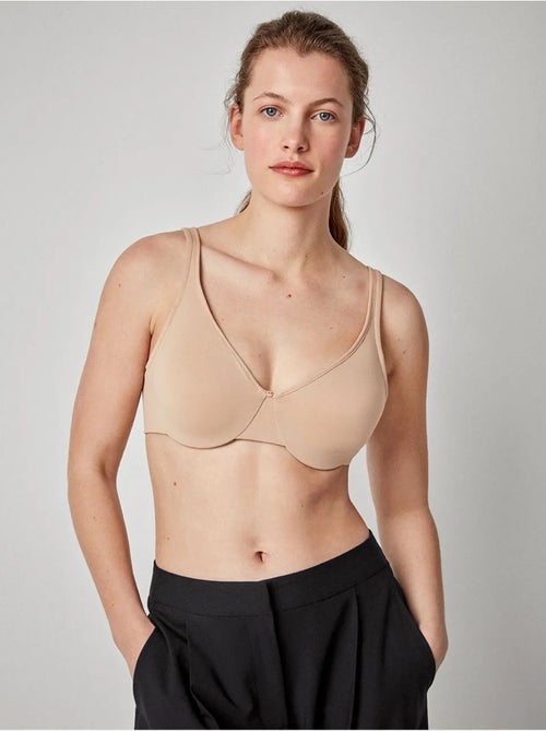 Soutien-gorge grande capacité avec armature et sans mousse. - Kiabi Soutien-gorge grande capacité avec armature et sans mousse. - Kiabi