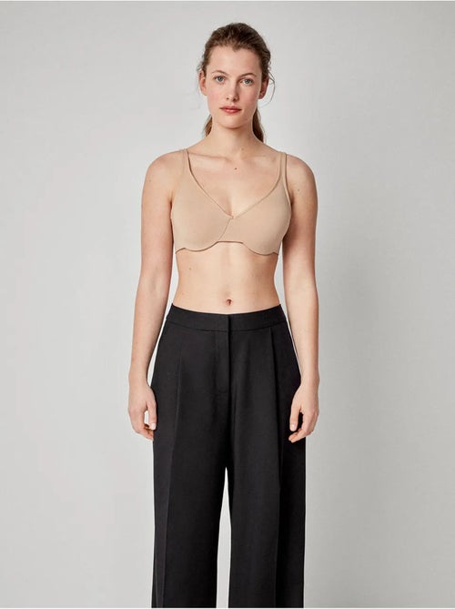 Soutien-gorge grande capacité avec armature et sans mousse. - Kiabi Soutien-gorge grande capacité avec armature et sans mousse. - Kiabi