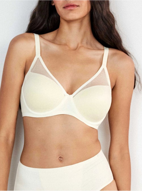 Soutien-gorge grande capacité en plumetis - Kiabi Soutien-gorge grande capacité en plumetis - Kiabi