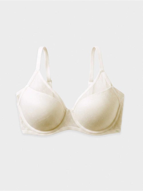 Soutien-gorge grande capacité en plumetis - Kiabi Soutien-gorge grande capacité en plumetis - Kiabi