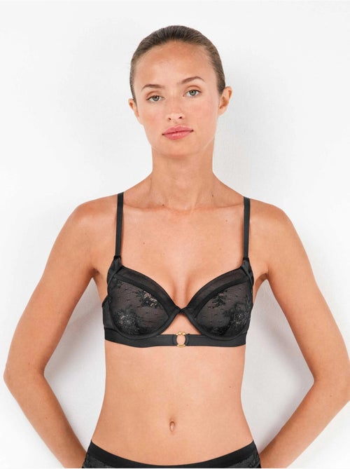 Soutien-gorge grande capacité en tissu de dentelle - Kiabi Soutien-gorge grande capacité en tissu de dentelle - Kiabi