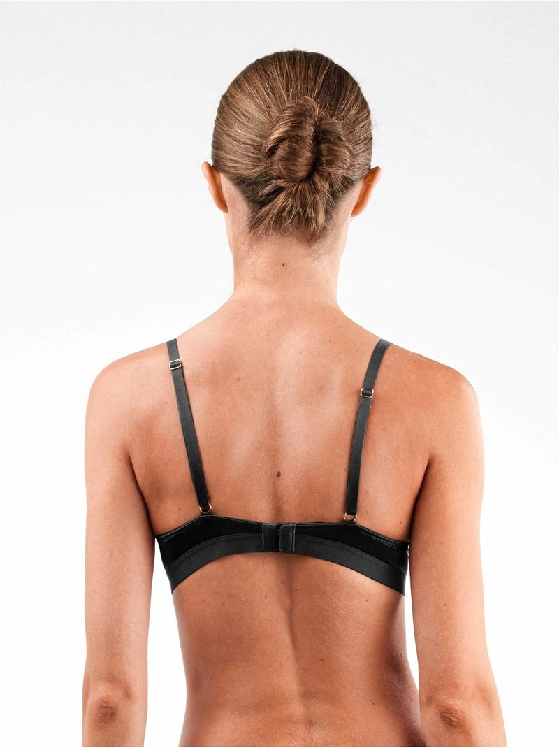 Soutien-gorge grande capacité en tissu de dentelle Noir - Kiabi