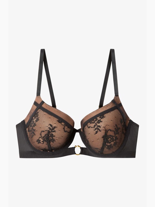 Soutien-gorge grande capacité en tissu de dentelle - Kiabi Soutien-gorge grande capacité en tissu de dentelle - Kiabi