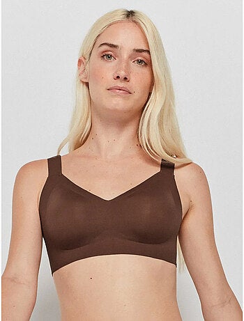 Soutien-gorge grande capacité sans armature et mousse amovible