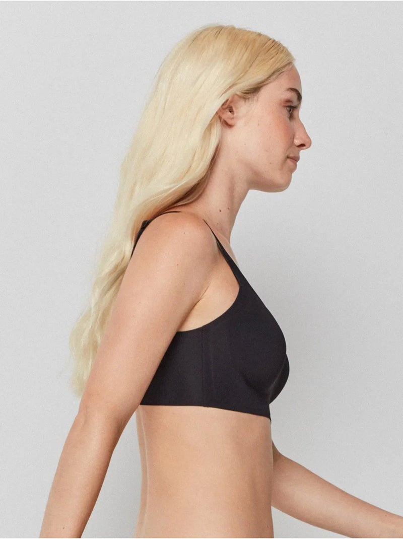 Soutien-gorge grande capacité sans armature et mousse amovible Noir - Kiabi