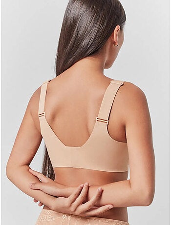 Soutien-gorge grande capacité sans armature et mousse amovible