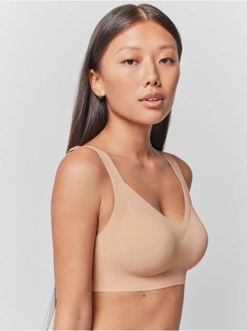 Soutien-gorge grande capacité sans armature et mousse amovible Rose - Kiabi