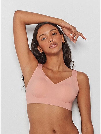 Soutien-gorge grande capacité sans armature et mousse amovible