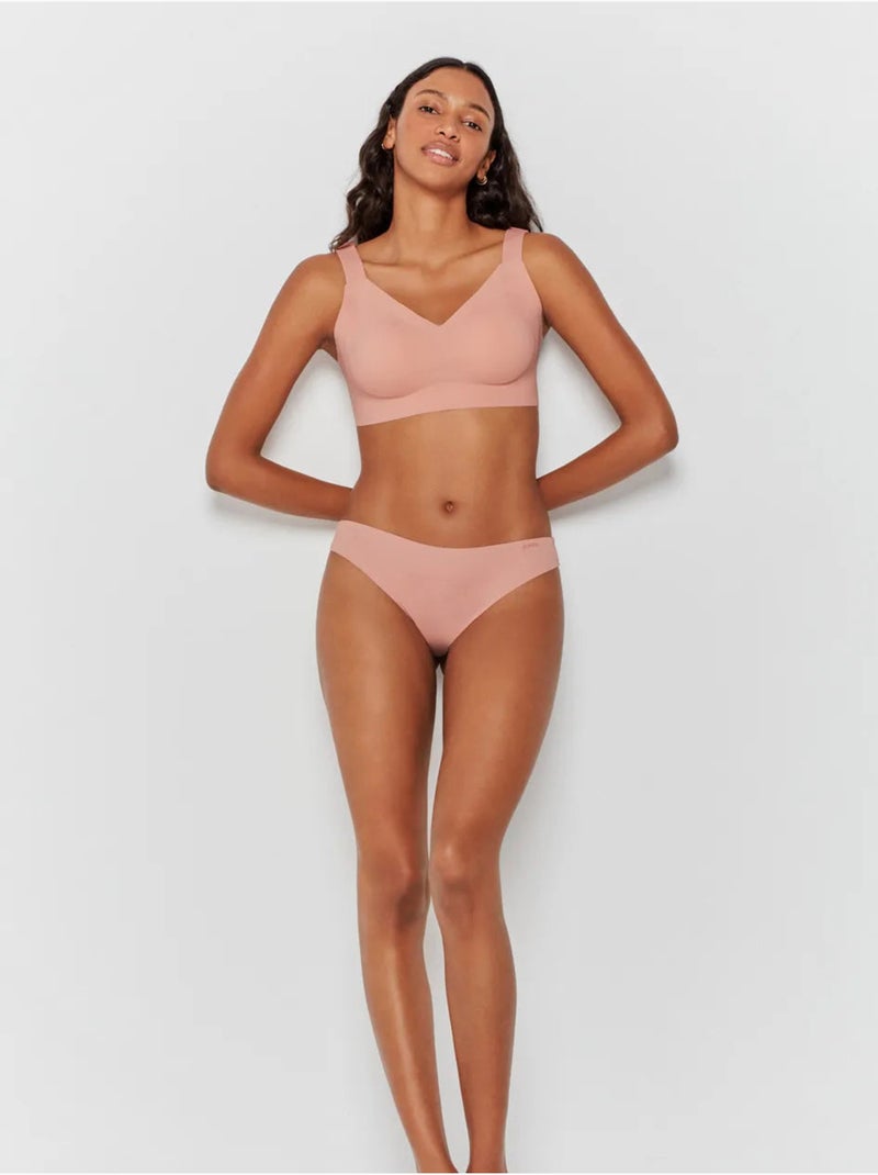 Soutien-gorge grande capacité sans armature et mousse amovible Rose - Kiabi