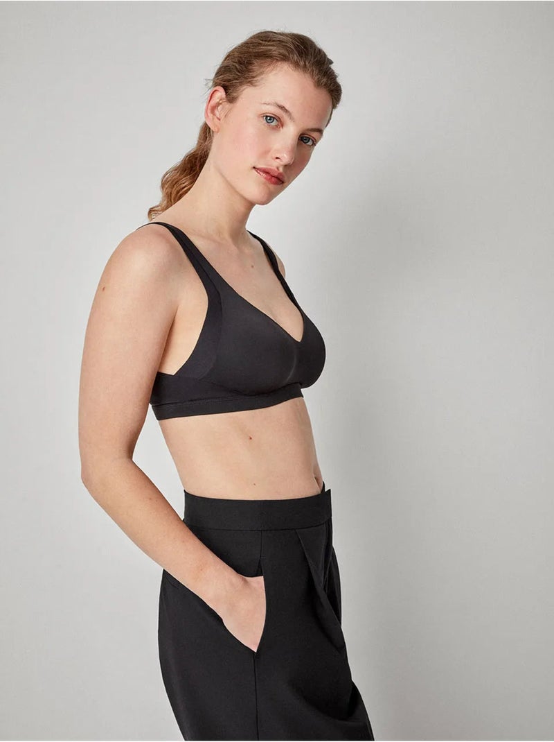 Soutien-gorge grande capacité sans armature Noir - Kiabi