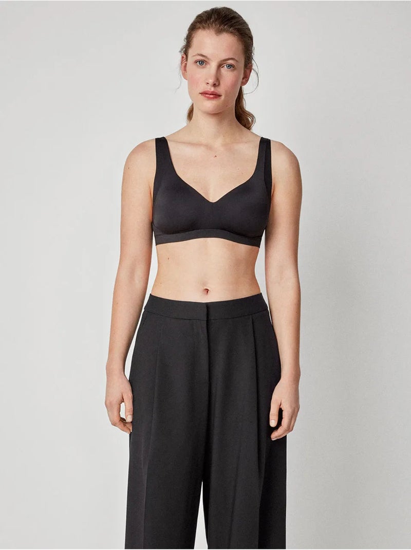 Soutien-gorge grande capacité sans armature Noir - Kiabi