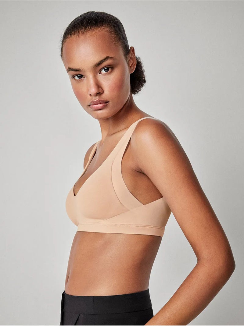 Soutien-gorge grande capacité sans armature Rose - Kiabi