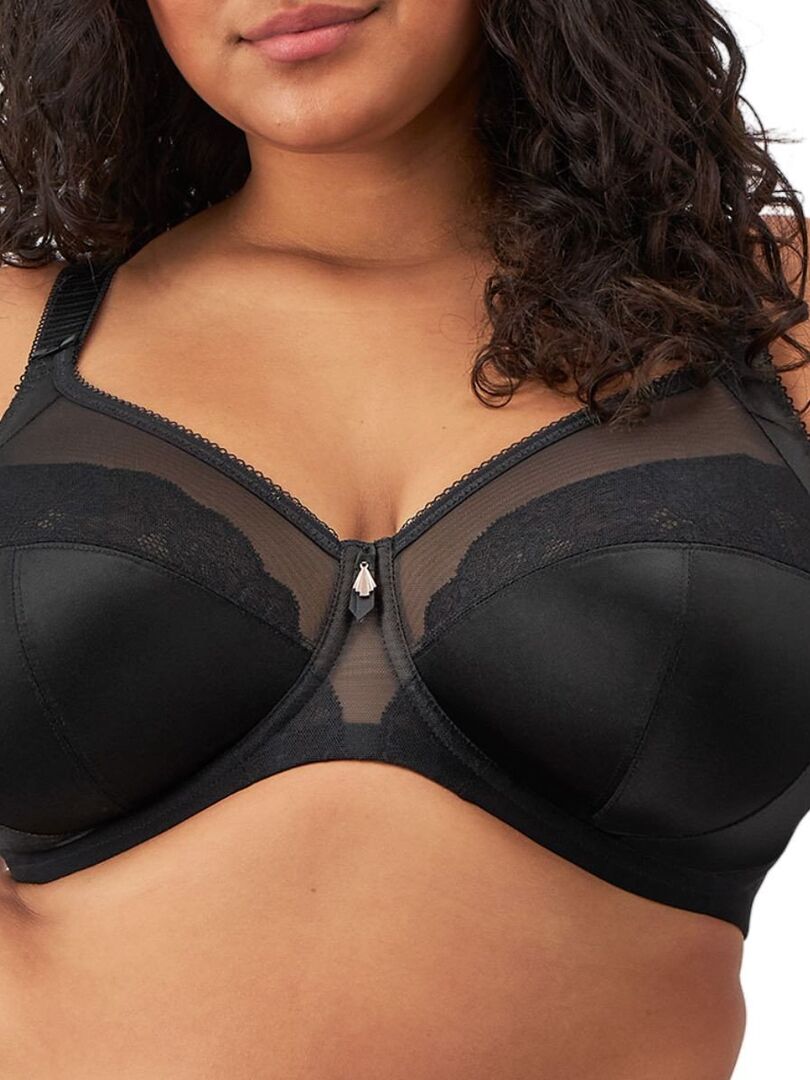 Soutien-gorge grande taille à armatures Cate Allure Noir - Kiabi