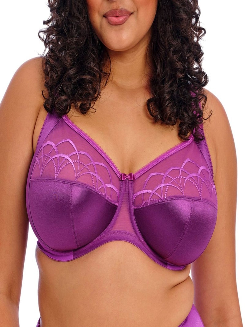 Soutien-gorge grande taille à armatures Cate Violet - Kiabi