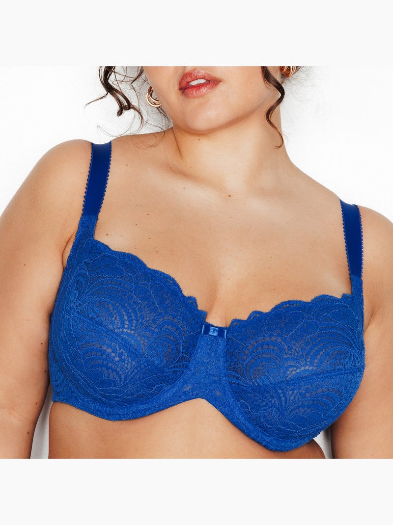 Soutien-gorge grande taille Dentelle - RougeGorge Lingerie Bleu roi - Kiabi